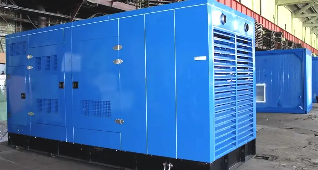 Дизельный генератор ЭТРО 450 кВт 0,4 кВ в кожухе с двигателем Yuchai